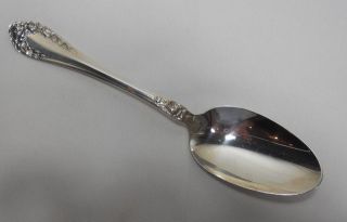 Northumbria Silver Normandy Rose Sterling Tablespoon (serving Spoon) photo