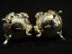 Fabulous Pair Sterling Silver Repousse Salt & Pepper Shaker Other photo 10