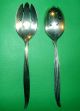 International Pine Spray 2 (two) Pierced Serving Spoons Circa 1957 Photo In Desc Other photo 1
