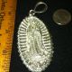 Sterling Silver Virgin Mary Pendant Charm 26 