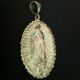 Sterling Silver Virgin Mary Pendant Charm 26 