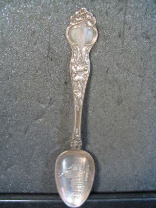 Sterling Vintage Denver Colorado Souvenir Spoon photo