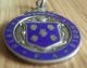 1924 Reading Schools Football Association Solid Silver & Enamel Fob Medal Other photo 3