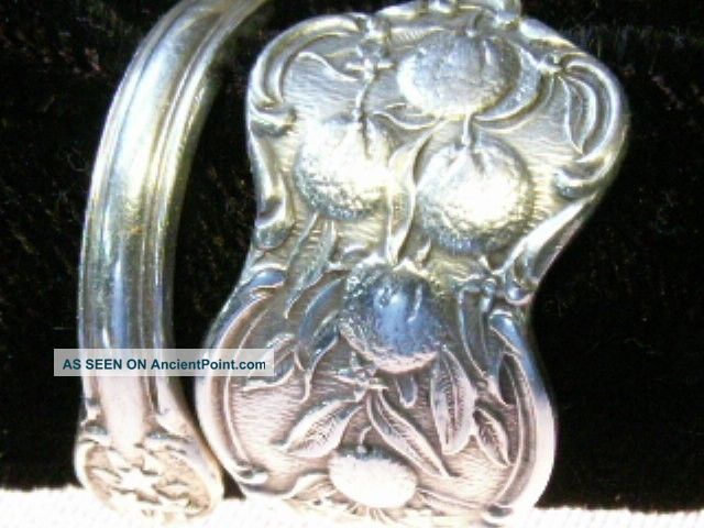 Paye & Baker Oranges Sterling Spoon Ring Spiral Sz 7 - 10 Other photo