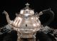 Silver Plate Tea Pot Set – Tea Pot,  Creamer,  Sugar And A Round Tray With Handles Tea/Coffee Pots & Sets photo 1