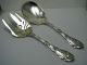 Art Nouveau Solid Sterling Silver Serving Spoon & Fork Roswell Blackinton Ca1902 Other photo 1
