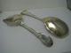 Art Nouveau Solid Sterling Silver Serving Spoon & Fork Roswell Blackinton Ca1902 Other photo 2