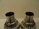 Stunning Pair English Sterling Silver Repousse Sugar Castor Shakers C.  1816 - 17 Other photo 9