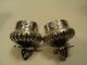 Stunning Pair English Sterling Silver Repousse Sugar Castor Shakers C.  1816 - 17 Other photo 8