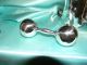 Vintage Tiffany & Co Solid Sterling Barbell Baby Rattle & Bag Other photo 5