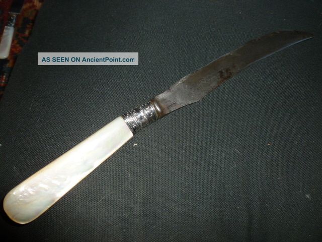 Old Baird North Sterling Knife Providence Ri M O Pearl Other photo