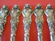 Unger Bros Douvaine 12 Pc Cocktail Forks Sterling Nm Other photo 7