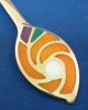 A.  Michelsen Denmark Sterling & Enameled Collector Spoon - July 1971 Other photo 1