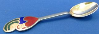 A.  Michelsen Denmark Sterling & Enameled Collector Spoon - July 1968 photo