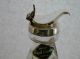 Vintage Solid Silver Mounted Whisky Noggin With Arts & Crafts Engraving - 1986 Other photo 1