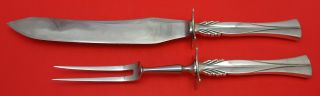 Queen Christina By Frigast Sterling Silver Roast Carving Set 2pc photo