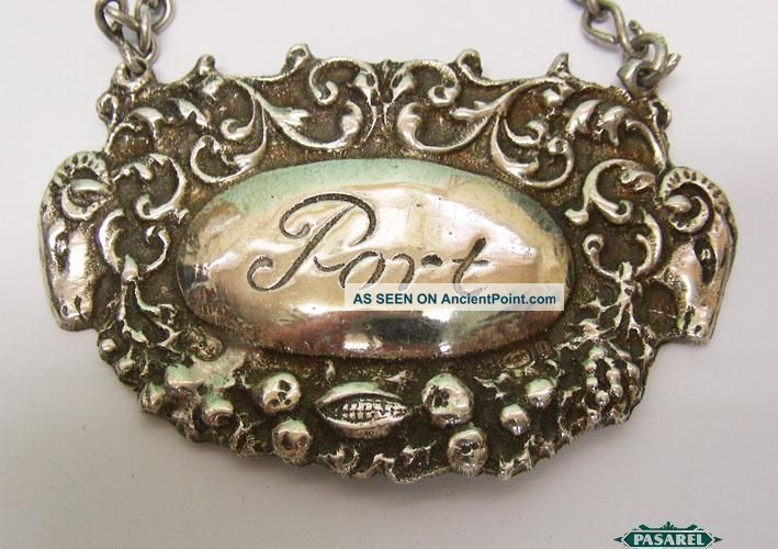 Fine Antique English Import Sterling Silver 