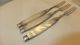 Lovely Antique Mother Of Pearl & Solid Silver Forks Sheffield 1891 Other photo 3