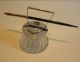Antique English Cut Crystal & Sterling Silver Inkwell Other photo 1