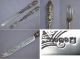 Great Early Victorian 1867 Antique Sterling Silver Cutlery Set Sheffield Other photo 1