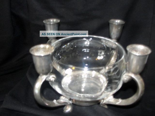 Vintage / Antique Reed & Barton 331 Silverplate Centerpiece Candleholder Reed & Barton photo