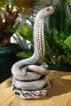 Sterling Silver 999 Stamped Amazing King Cobra Snake Statue One Of Kind Other photo 1