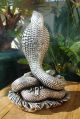 Sterling Silver 999 Stamped Amazing King Cobra Snake Statue One Of Kind Other photo 3