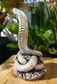 Sterling Silver 999 Stamped Amazing King Cobra Snake Statue One Of Kind Other photo 8