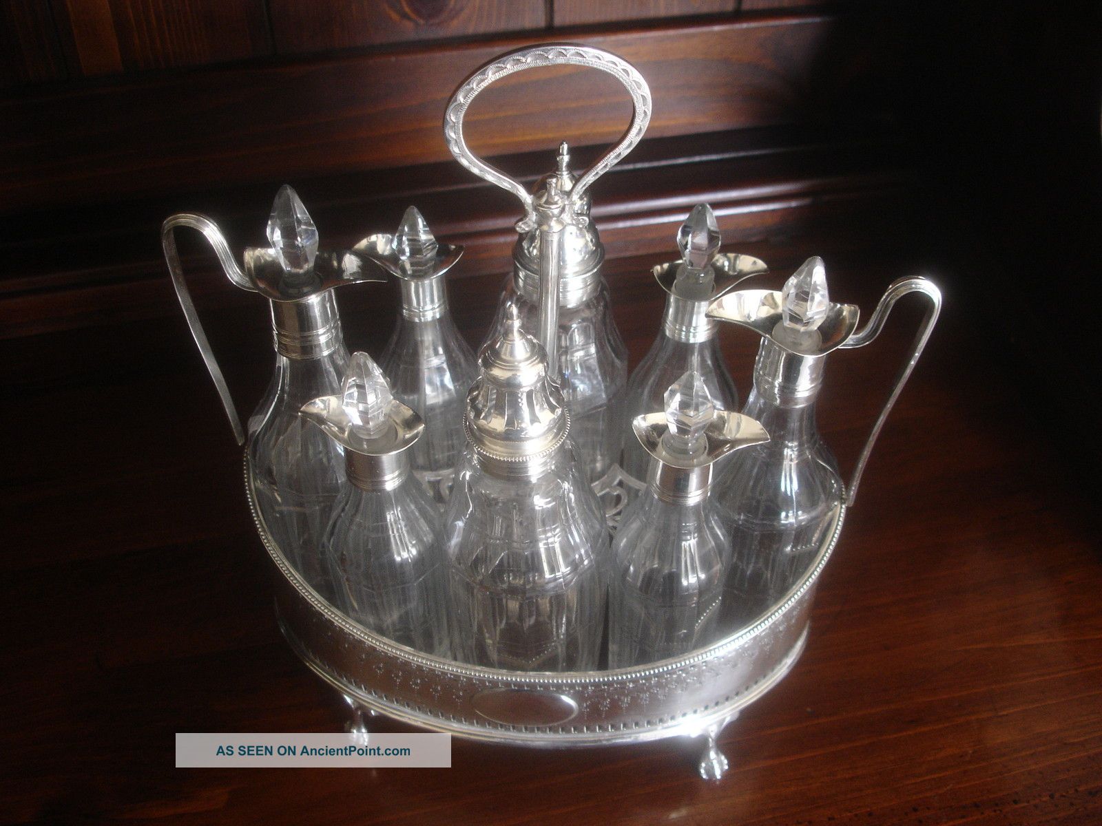 Rare 1786 John Wall Georgian Silver Cruet Other photo
