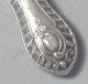 Antique 1903 Engraved Epns Bowl Beaded Sterling Handle Jelly/ Cheese Spoon/scoop Other photo 4