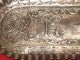 Antique Sterling Silver Repousse Tray 19 C Dutch Other photo 2