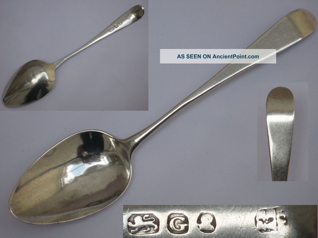 Bateman King George Iii 1802 Sterling Silver Egg Spoon,  London. Other photo