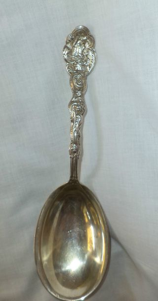 Rare Gorham Versailles Sterling Silver Large Berry Casserole Spoon Old Marks photo