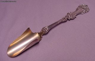 Rare Very Ornate Antique Whiting Sterling Silver Art Nouveau Cheese Scoop photo