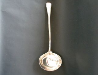 Goldsmiths & Silversmiths Sterling Silver Old English Thread Soup Ladle 1907 photo