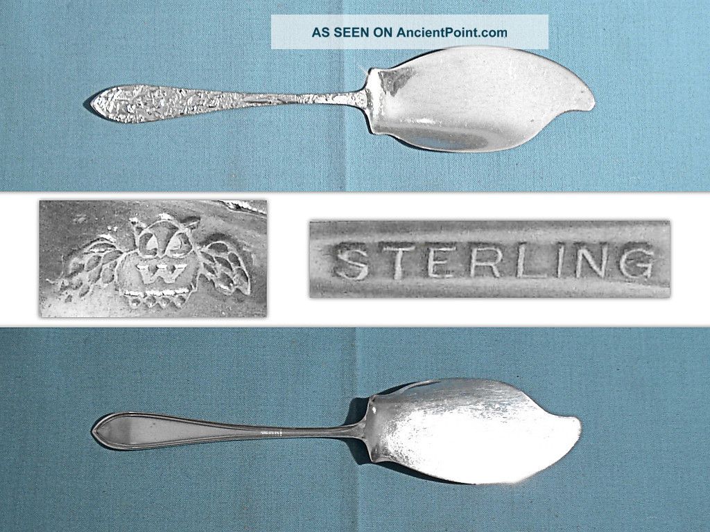 Weidlich Sterling Jelly Server Dutch Motif No Mono Other photo