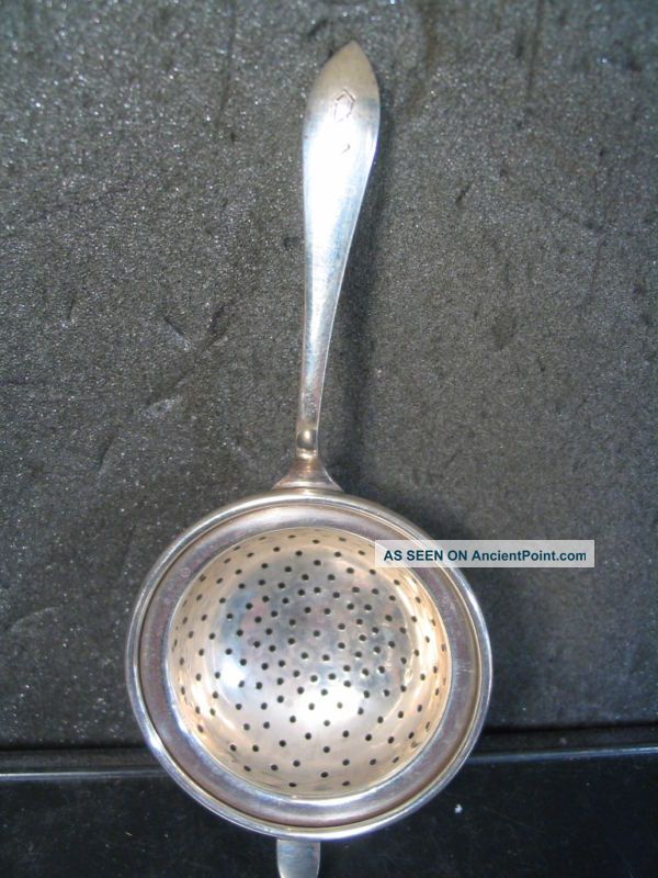 Sterling Watson John Adams Tea Strainer Mono B Other photo