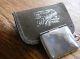 Rare Antique Hallmarked Solid Silver Stamp Case/holder With Pouch - 1911 Other photo 1