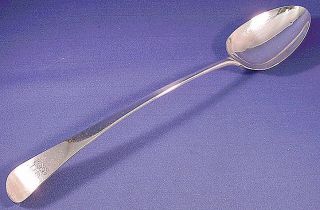 Georgian English Sterling Platter Spoon - 1797 photo