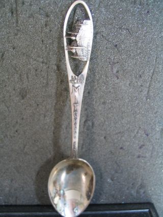 Sterling Mitchell South Dakota Vintage Souvenir Spoon photo