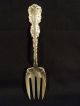 19th C.  Sterling Silver Lg.  Salad Serving Fork & Spoon Other photo 1