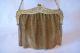 Sterling Silver Purse,  Gilded,  Hand Made In Usa And. Other photo 1