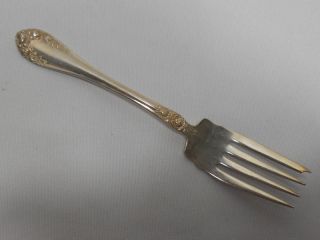 Northumbria Silver Normandy Rose Sterling Salad Fork (s) photo