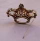 Magnificent 1900 ' S Sterling Silver Jewel Crown Brooch Signed Trifari Other photo 3