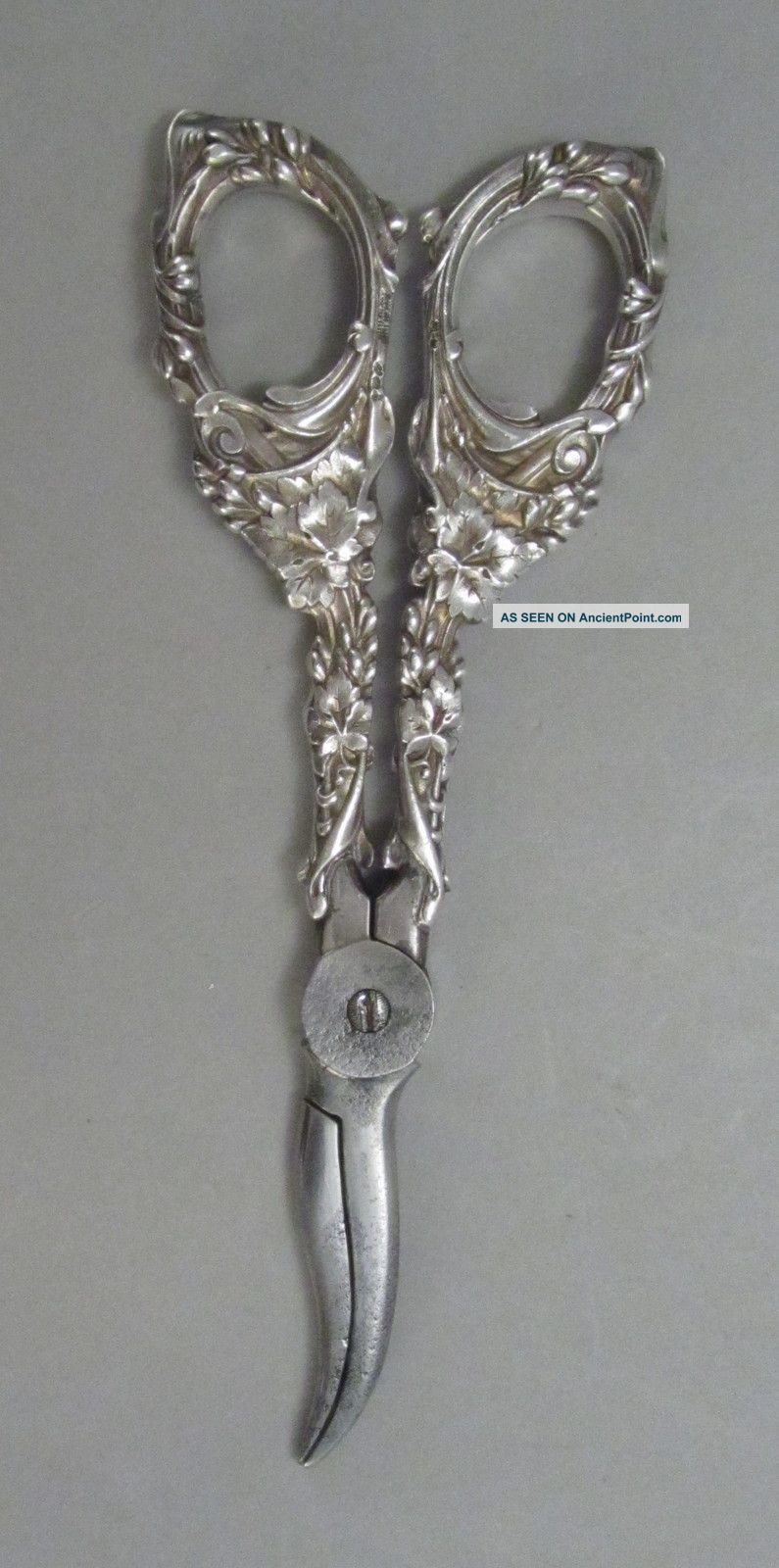 Reed & Barton Sterling Handled Grape Shears Very Heavy Other photo