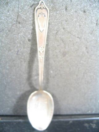 Sterling Vintage Inwood Ia Public School Souvenir Spoon photo