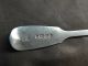 Fiddle Pattern English Mustard Spoon Made In London 1857 By Hyam Hyams Other photo 3