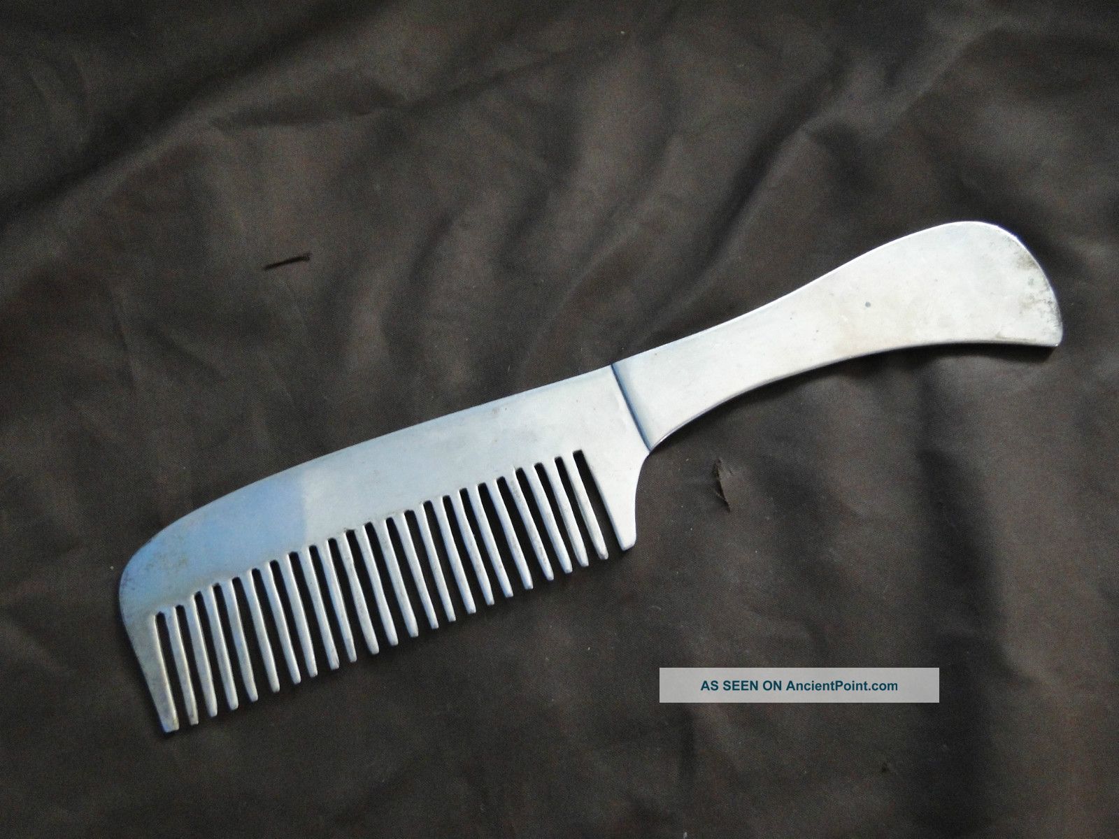 Large Comb Made In Solid Silver 800 Italian Circa 1960 - Other photo