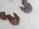 Sterling Silver.  925 Mexico Vintage Antique Pet Animal Cat Long Earrings 10 Gram Other photo 2