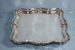 Sterling Solid Silver William Comyns Salver/decanter Stand Hm Lon 1909 - 294g photo